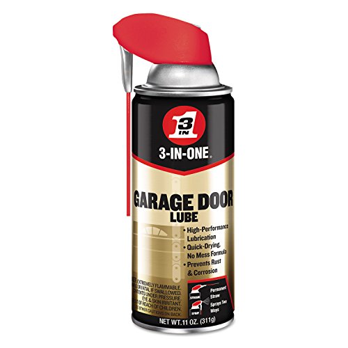 3-IN-ONE Professional Garage Door Lubricant with SMART STRAW SPRAYS 2 WAYS, 11 OZ