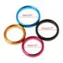 CONtenct-Toy Aluminum Alloy Eggplant Rings Brother Ring Adult Delay Male Ejaculation Daily Toys with Light Blue