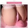 3D Life-Size Beautiful Female-Torso Dolles for Men with Ultra Soft and Tight Dual Tunnels Pockeet Pussyys,Adult Toys,11 Lbs (10.2 X 9.0 X 8.6 Inch) LFKB1234