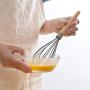Silicone Kitchenware Set High Temperature Egg Beater Colander Spoon Household Wood Handle Thickening for Making Different Foods