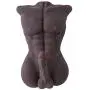 Man Torso Phallic Doll Entity Silicone Sex Doll Female masturbation toy Man Torso Phallic Doll (7.1 Inch Penis) Sex Doll For Women (brown)