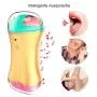 OHMMSG Male Automatic Toy,Real Silicone Soft Pussy Vágǐnal Cup USB Rechargeable Automatic Telescopic Sucking Sěxy-Toys for Man Shirt
