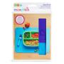 Munchkin Silicone Placemats for Kids, 2 Pack, Blue/Purple