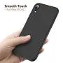TORRAS Slim Fit iPhone XR Case, Ultra-Thin Hard Plastic Full Protective Cover with Matte Finish Grip Phone Case for iPhone XR 6.1 inch (2018), Space Black