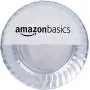 AmazonBasics Disposable Clear Plastic Plates, 100-Pack, 7.5-inch