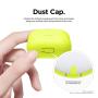 elago Upgraded AirPods Case (Front LED Visible) Protective Skinny Cover (with no Hinge) Compatible with Apple AirPods 2 and 1 (Neon Yellow)