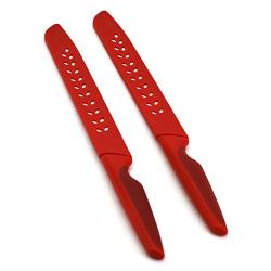 Japanese Bread Knife,Solicut Bread Knifeuff0cTomato Knife, Pack of 2, Red and White