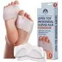 Dr. Fredericks Original Metatarsal Sleeves Plus - 50% More Cushioning - 4 Pieces - Metatarsal Pads for Women & Men