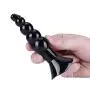 jinxer 6pcs Silicone Beads Toy Massager for Women Men,Black