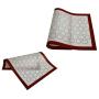 QYLLXSLL Home Non Stick Silicone Mat Baking Oven Pastry Macaron Cake Sheet Kitchen Drain Plate Mat Table Waterproof Set Kitchenware Placemat (Color : Red)