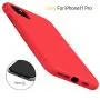 Miracase Liquid Silicone Case Compatible with iPhone 11 Pro 5.8 inch(2019), Gel Rubber Full Body Protection Shockproof Cover Case Drop Protection Case（Red）
