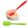 Mixing Spatula - Plastic Mixing Spatula - Kitchen Silicone Cream Butter Cake Spatula Mixing Batter Scraper Brush Butter Mixer Cake Brushes Baking Tool Kitchenware - G L - Mixing Spatula Set