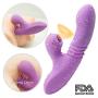 Tight Design Femal Vibrant Tool Oral Tongue Simulator, Waterproof 10 Frequency Vibration Wand, Multi Speed Clítoríal Sucking Toy Silicone Toy