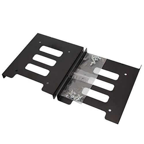 SSD Mounting Bracket, SNANSHI SSD Bracket 2.5 to 3.5 Adapter SSD HDD Metal Mounting Bracket Adapter Hard Drive Holder for PC SSD (Pack of 2)