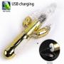 OWJKYT Rechargeable & Silicone Multi-Speed Women Relaxing Toy Rotating& Vibrǎtòring Relaxation Tools for Lover Fun