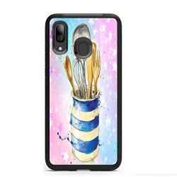 Samsung Galaxy A30 Case, Kitchenware Shock-Absorption TPU Rubber Bumper Samsung Galaxy A30 Case, Ultra Thin Slim Protective Cover for Samsung Galaxy A30-Black