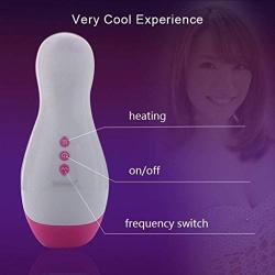 Risareyi Strong Thrusting Oral Massaging Cup For Men,Male Intelligent Heating Blow-job Toy,Genuine Silicone Body Adullt Toy