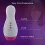Risareyi Strong Thrusting Oral Massaging Cup For Men,Male Intelligent Heating Blow-job Toy,Genuine Silicone Body Adullt Toy