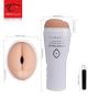 CyberSkin Vibrating Anus Stroker for Men Masturbation, Hands Free Silicone Pocket auto Masturbator Sex Toy, Male masturber by Vulcan