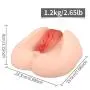 WLPLODS 3D Simulation Doll Pocket Adult Toy Mens Realistic Silicone Mud Cat Torso Suitable for Mens WLPLODS