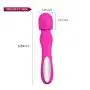 Waterproof Wand Massager with 30 Powerful Multi Speed Strong Vibration Patterns, Rechargeable Magic Body Electric Handheld Massager Stick for Muscle Aches and Sports Recovery