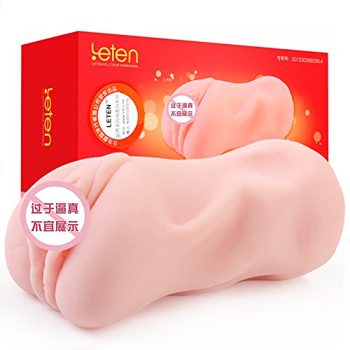Leten Male Masturbator Masturbation Cup Silicone Vagina Sex Toys for Men