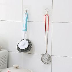 MOVEmen 24x Strong Transparent Suction Cup Sucker Wall Hooks Hanger for Bathroom Washing Rack Keychain Hook Scarf Tie Towel Hook Kitchen Drain Rack Kitchenware Storage Rack Scarf Tie Towel Hook