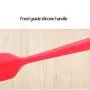 ZDYLM Kitchen Utensil Sets Silicone Not Sticky Environmentally Friendly Silicone Kitchenware 10 Pieces, Cooking Shovel Spoon Tool,Red