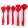 Silicone Kitchenware Set Of 5, Cooking Tools, High Temperature Silicone Cookware, Non-Stick Pan Easy To Clean Kitchen Baking Tool Set