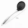 Chef 4 Piece Set Cooking Tool Set Stainless Steel Kitchen Utensils Heat Resistant Silicone Kitchenware Black
