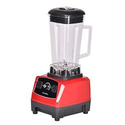 Eu/Us/Uk/Au Plug 3Hp 2200W Heavy Duty Professional Blender Mixer Juicer High Power Fruit Food Processor Ice Smoothie,Red,Au Plug