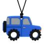 Chew Necklace for Boys and Girls - Silicone Jeep Car Chewable Pendant for Teething, Autism, Biting, ADHD, SPD, Sensory Oral Motor Aids for Kids, Chewy Toy Jewelry for Adults