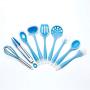 SKYyao Kitchen utensil set Environmental protection Translucent Silicone kitchenware 9 piece non-stick pot cooking Set Silicone