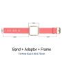 Simpeak for Fitbit Blaze Bands with Frame, Silicone Replacement Band Strap with Frame Case for Fit bit Blaze Smart Fitness Watch, Small/Large