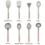 Stainless Steel Kitchen Utensil Set - Home Cooking/Spatula/Spoon/Tools/Utensils - Metal/Copper Kitchenware - Kitchen Set - Cooking Utensil - Cookware Essentials - 8 Piece Cooking Sets - Steel Utensils
