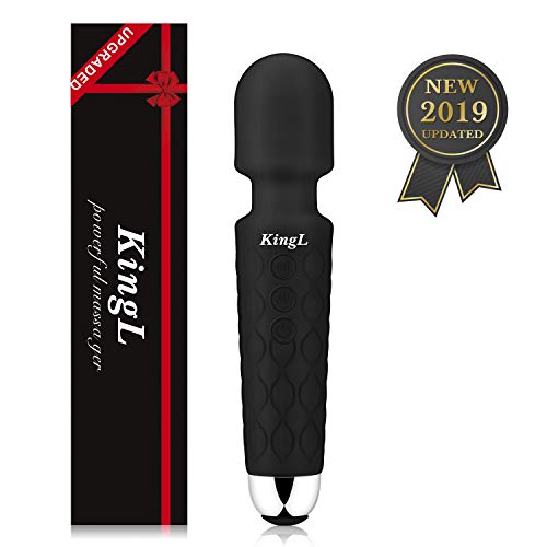 KingL Super Powerful Personal Wand Massager Handheld Cordless Waterproof Magic Massager for Body …