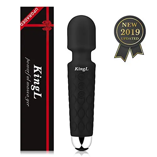 KingL Super Powerful Personal Wand Massager Handheld Cordless Waterproof Magic Massager for Body …