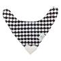 Pack of 4 100% Organic Cotton Reversible Bandana Drool Bibs with TPU Lining Water Resistant and Silicone Teether Toy 3 Layers Adjustable Nickel Free Snaps Unisex for Babies and Toddler Boys and Girls