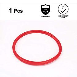 uxcell Silicone Gasket Sealing Ring for Universal Electric Pressure Cooker, Sealing Ring Inner Diameter - 8.7 Inch, Fits 5/6 QT Models, Red