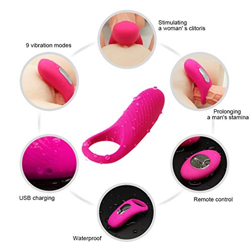 Wireless Remote Control Male Vibranting Wand Massager Rechargeable Back Neck Shoulder Relaxation Massaging with Multiple Men Vibrator Medical Grade Silicone Vibration Toys