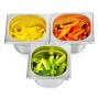 4" Deep Steam Table Pan 1/6 Size, Kitma 1.8 Quart Stainless Steel Anti-Jam Standard Weight Hotel GN Food Pans - NSF (6.93&quotL x 6.25&quotW) - 12 Pack