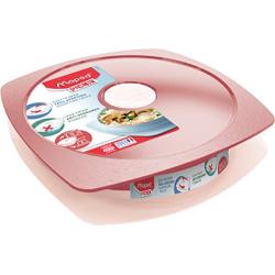 Maped Picnik Concept Adult Leakproof Lunch Plate, One Size, Brick Red (870202)