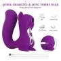 MBUKLO Six Toys for Males Silicone with Clitorialorial Hands Women, Heating Vi