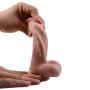MLSice Double Layered Realistic Dildo, Silicone Penis with Strong Suction Cup Cock Dong Anal Sex Toys for Women Masturbation 7.87 Inch