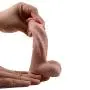 MLSice Double Layered Realistic Dildo, Silicone Penis with Strong Suction Cup Cock Dong Anal Sex Toys for Women Masturbation 7.87 Inch