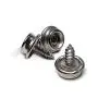 Boat Canvas Snaps 3/8" Inch Diameter, 8 x 3/8" Screw (20pc), Stainless Steel, by Bolt Dropper.