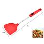 Silicone kitchenware set of 6 non-stick kitchen tools cooking silicone shovel spoon silicone kitchenware set(RED)