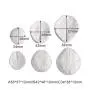 AK ART KITCHENWARE Gum Paste Flower Tools Leaf and Petal Veiners for Decorating Cake Silicone Veining Molds Fondant Tools (VM123)