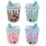 YOUSIKE DIY Beads Multi-Textured, Soft & Soothing, Easy-Hold, Silicone Teether for Babie Newborn, Infant Teething Toy Teether in Appetite Stimulating Colors (Milk Tea)