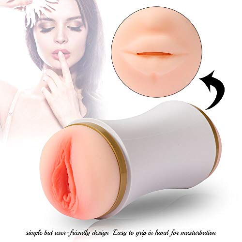 Pocket Pussy Male Masturbation Cup Mouth Oral Masturbation Cup Artificial Pussy Sex Toy for Men